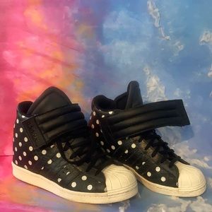 Adidas Wedge Sneakers polkadot